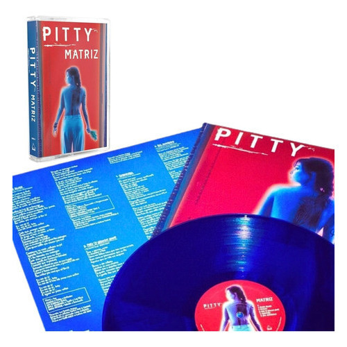 Kit Lp Vinil + Fita K7 Cassete Pitty Matriz Novo Lacrado