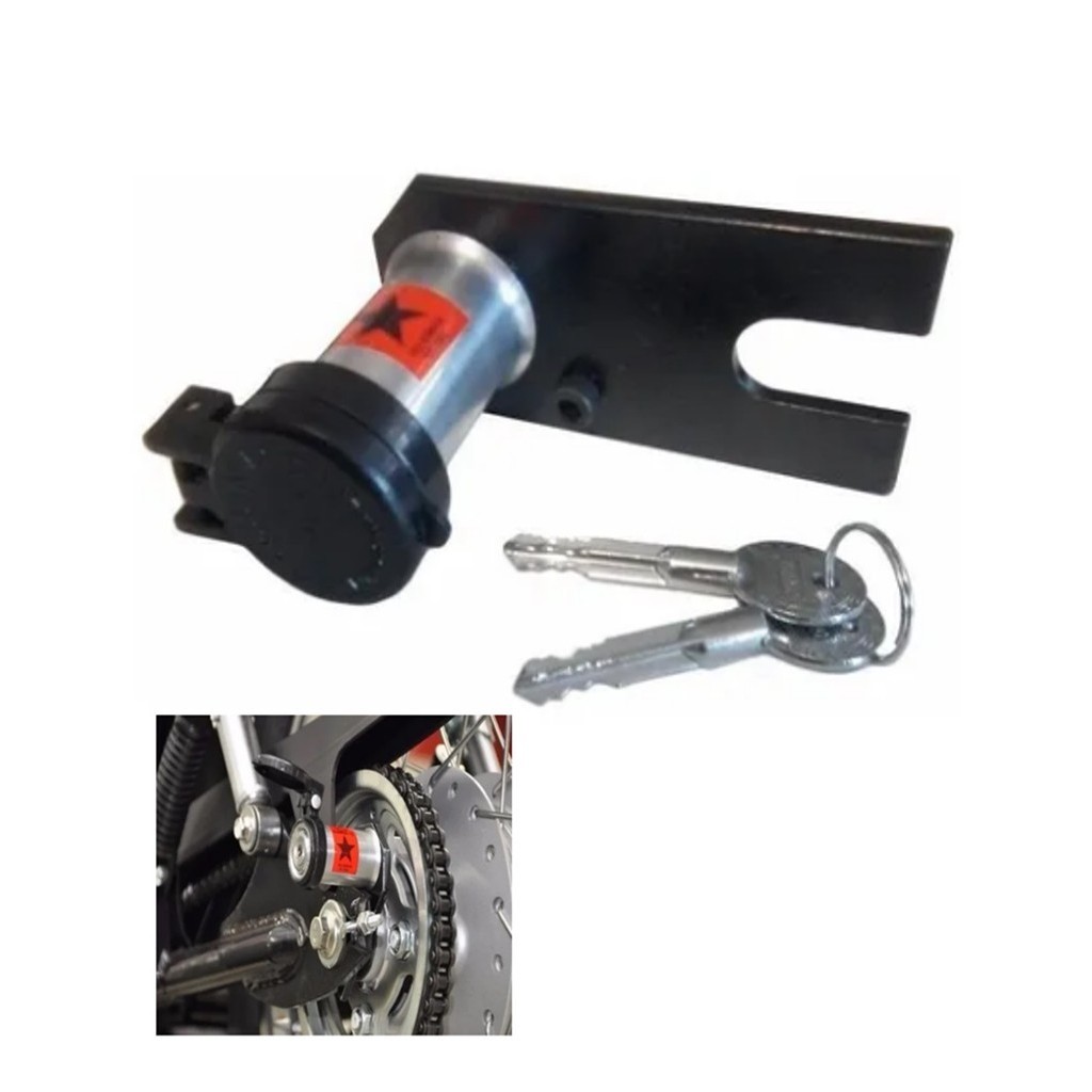 Trava Moto Coroa Anti Furto Moto 100 / 125 / 150 / 200 / 250