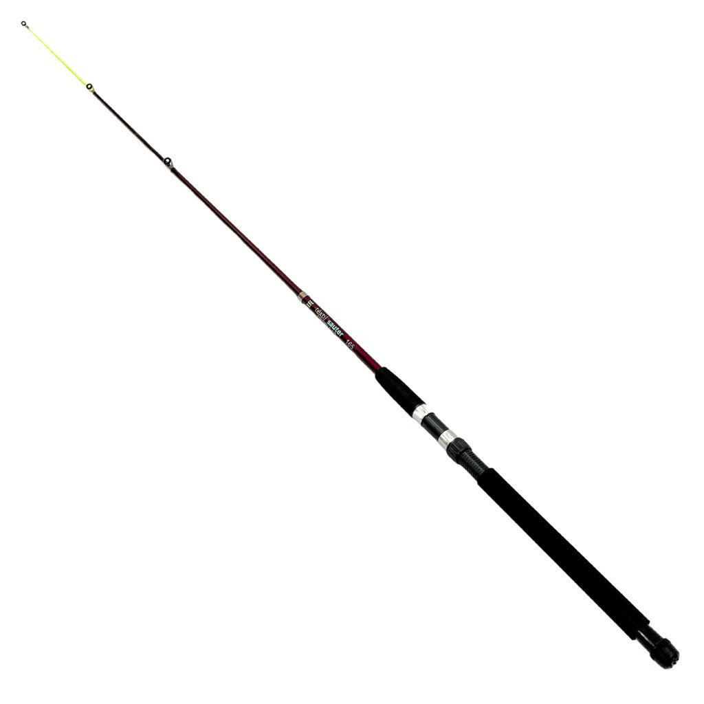 Vara de Pesca Molinete Fibra de Vidro Telescópica 165cm 12libras de resistência pega peixe facil