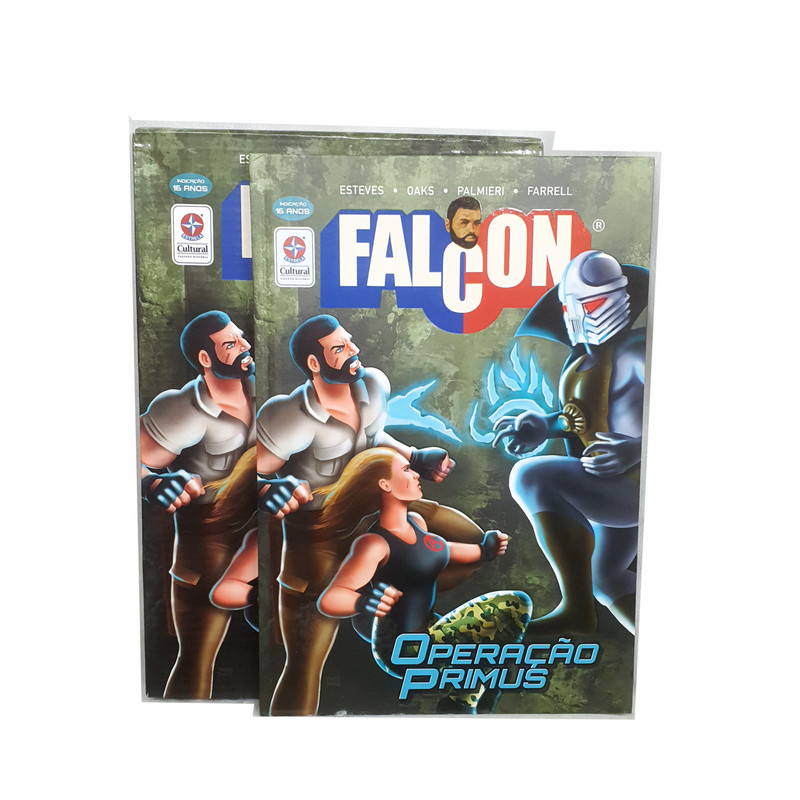 Livro Falcon - Operação Primus - Esteves ; Oaks ; Palmieri ; Farrell - Editora Estrela Cultural
