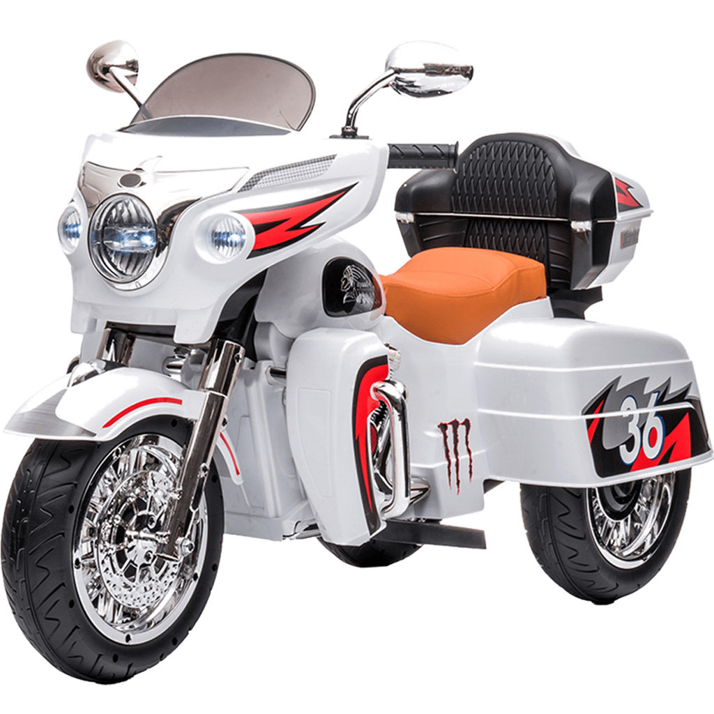 Moto Eletrica Bang Toys Road Custom Victorious Monster 12v Branca em Oferta na Shopee