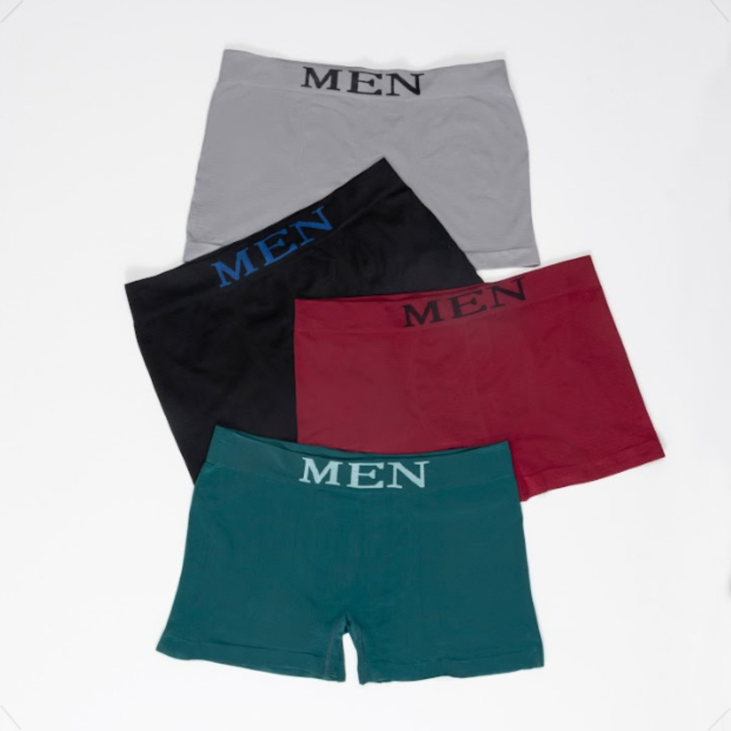 Kit 4 Cueca Masculina Boxer Box Microfibra Macia Premium Nao Marca na Roupa Tecido Leve Respiravel