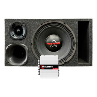 CAIXA TRIO DUTO RÉGUA ALTO FALANTE HARD POWER HP 750 MÓDULO TS400X4 TARAMPS em Oferta na Shopee