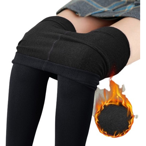 Meia Calça Sem Pezinho Flanelada Fleece Térmica