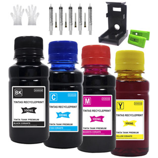 Tinta Recarga Compatível HP Cartucho Impressora 2774 2874 667 667XL em Oferta na Shopee