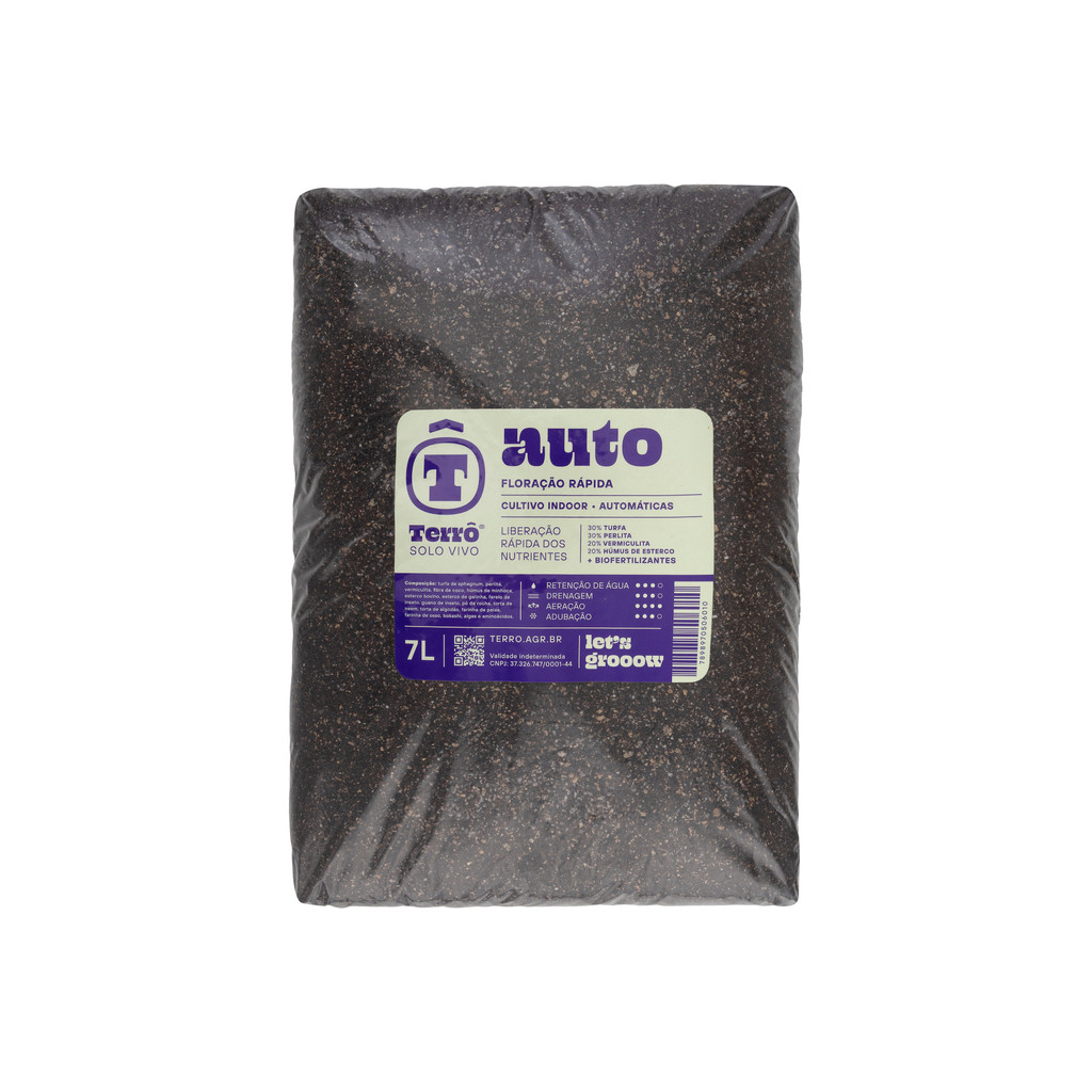 TERRO AUTO 7 LITROS - Substrato Organico Grow Indoor em Oferta na Shopee