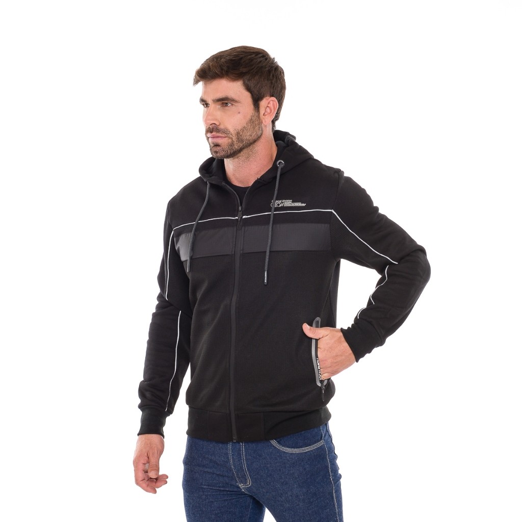 Blusa de Moletom  com Capuz Masculina flanelado