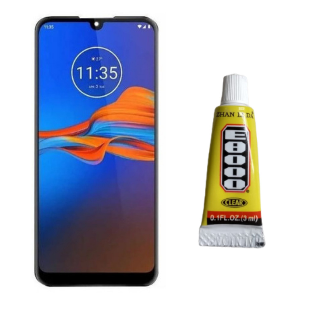 Tela Display Lcd Touch Para Moto E6 Plus + Cola 3Ml
