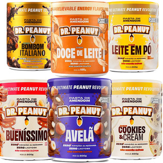 Pasta de Amendoim Pro 600g com Whey Protein - Dr Peanut em Oferta na Shopee