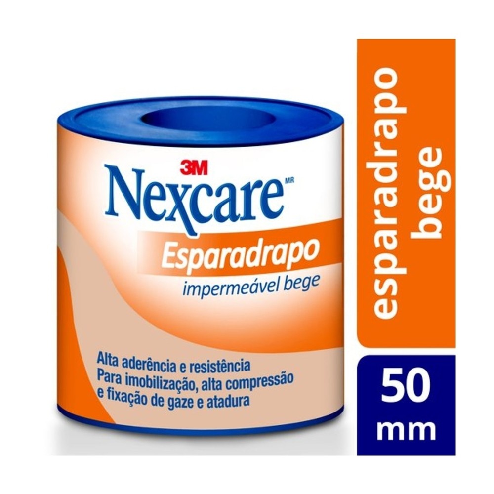 Esparadrapo Impermeavel Nexcare Bege 50mm x 3m - Health