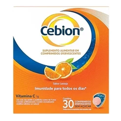 CEBION VITAMINA C COM 30 COMPRIMIDOS EFERVECENTES