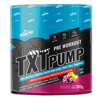 Txt Pump - Pré Treino Pote 300g Shark Pro em Oferta na Shopee