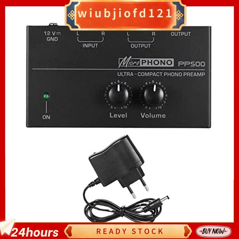 PP500 Pré-Amplificador Phono Ultra-Compacto Com Controle De Volume De Nível EU Plug