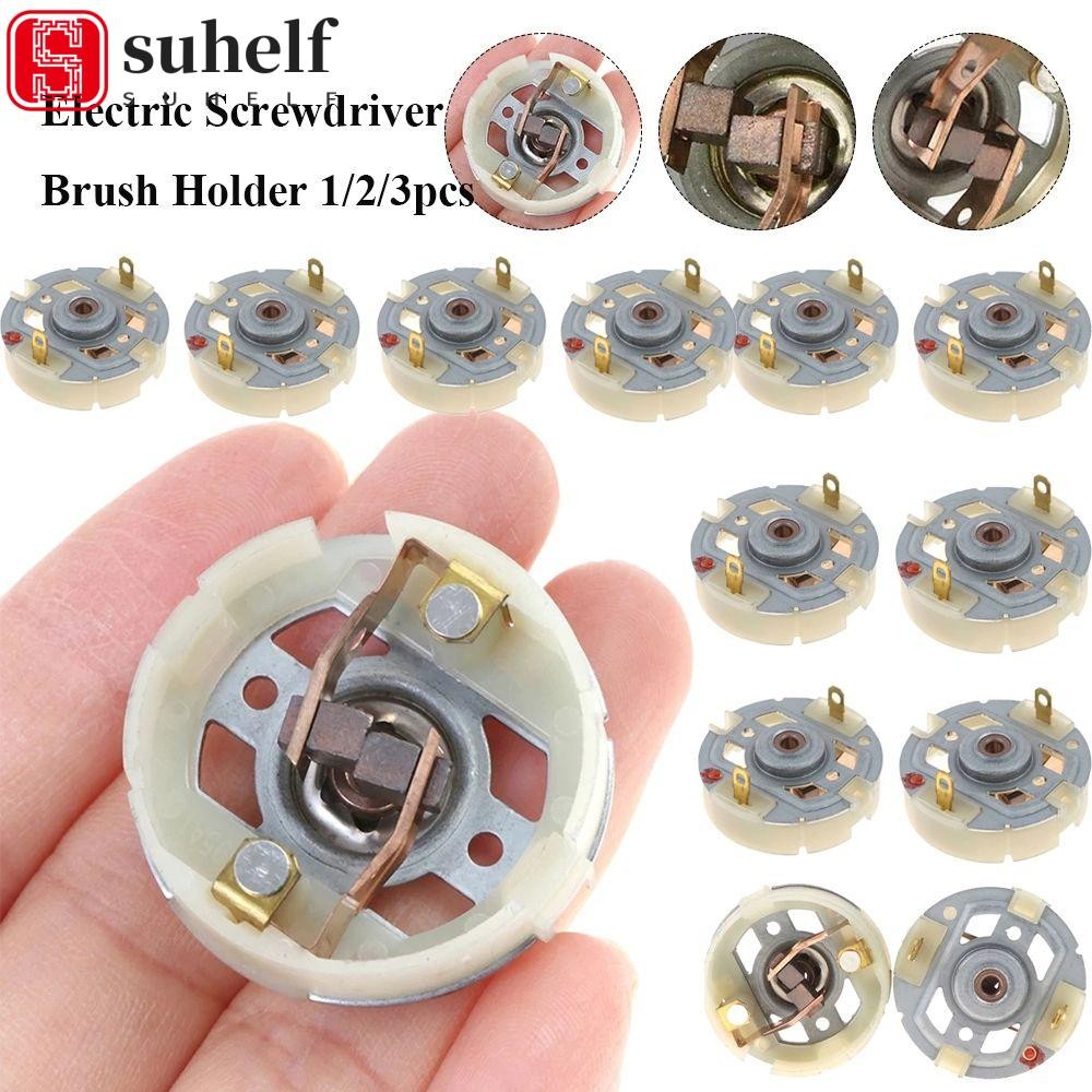 SUHELF 1/2/3pcs Suporte De Escova Motor RS550 De Alta Qualidade Acessórios Para Chave De Fenda Elétrica Mais Vendidos