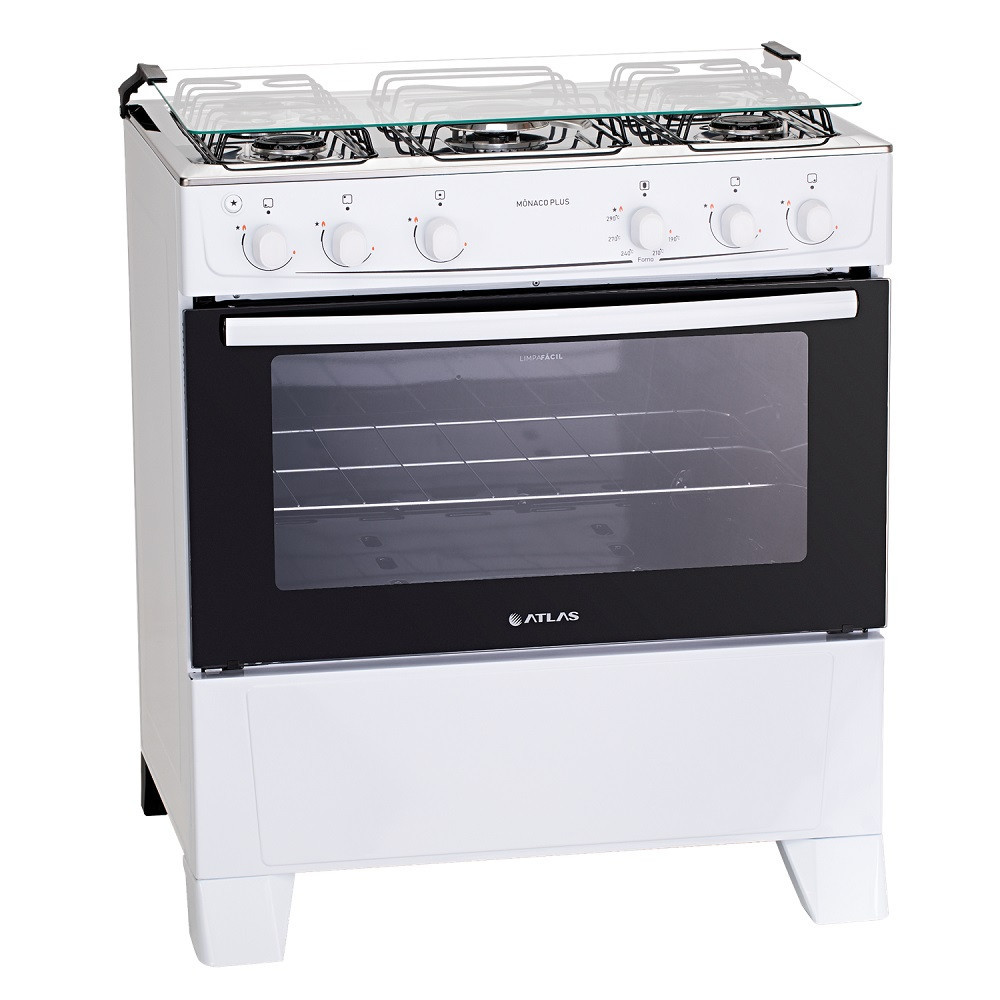 Fogão 5 Bocas Atlas Mônaco Plus em Oferta na Shopee