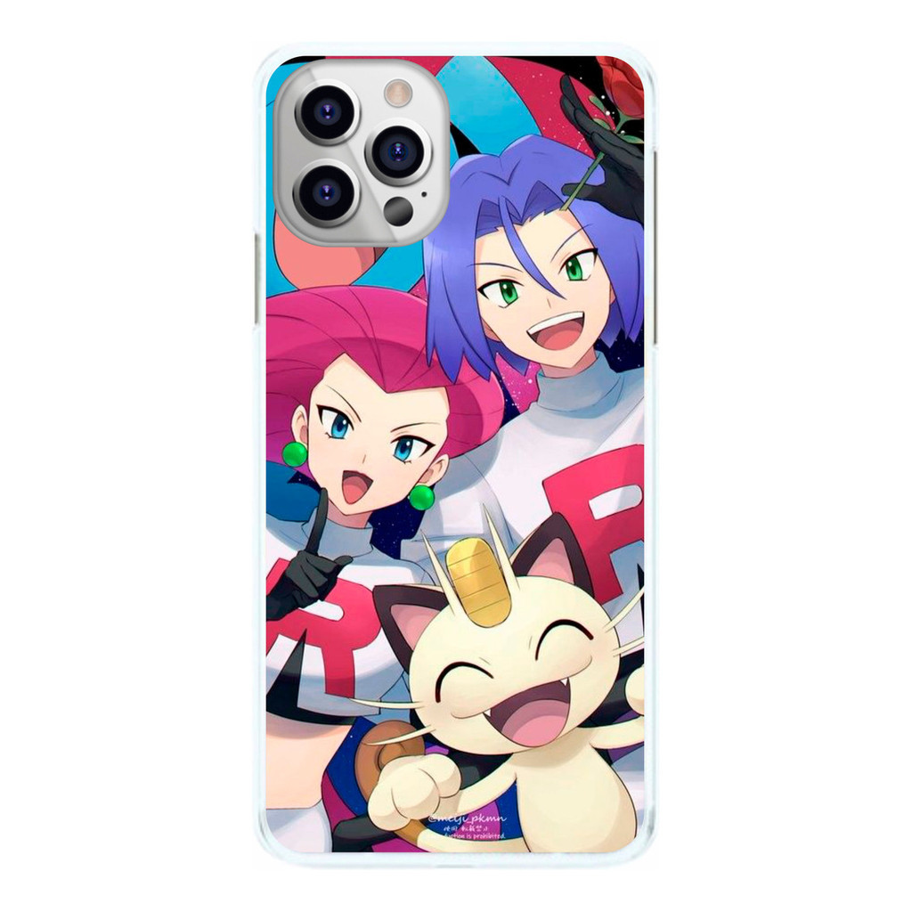 Capinha Equipe ROcket Miau Wobuffet Jessie James Capa de Celular