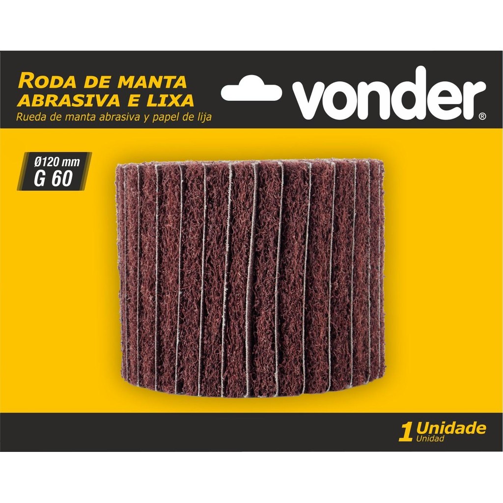 Roda de Manta Abrasiva e Lixa para Pev 1380 G60 Vonder