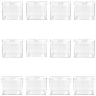 Kit 12 Potes Acrílico Quadrado com Tampa 3,3 Litros em Oferta na Shopee