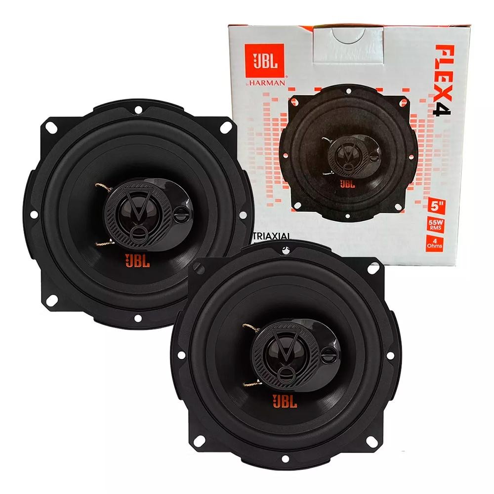 Par de Alto Falantes JBL Flex 5TRFX55 Triaxial 5 Polegadas 110W RMS 4 Ohms