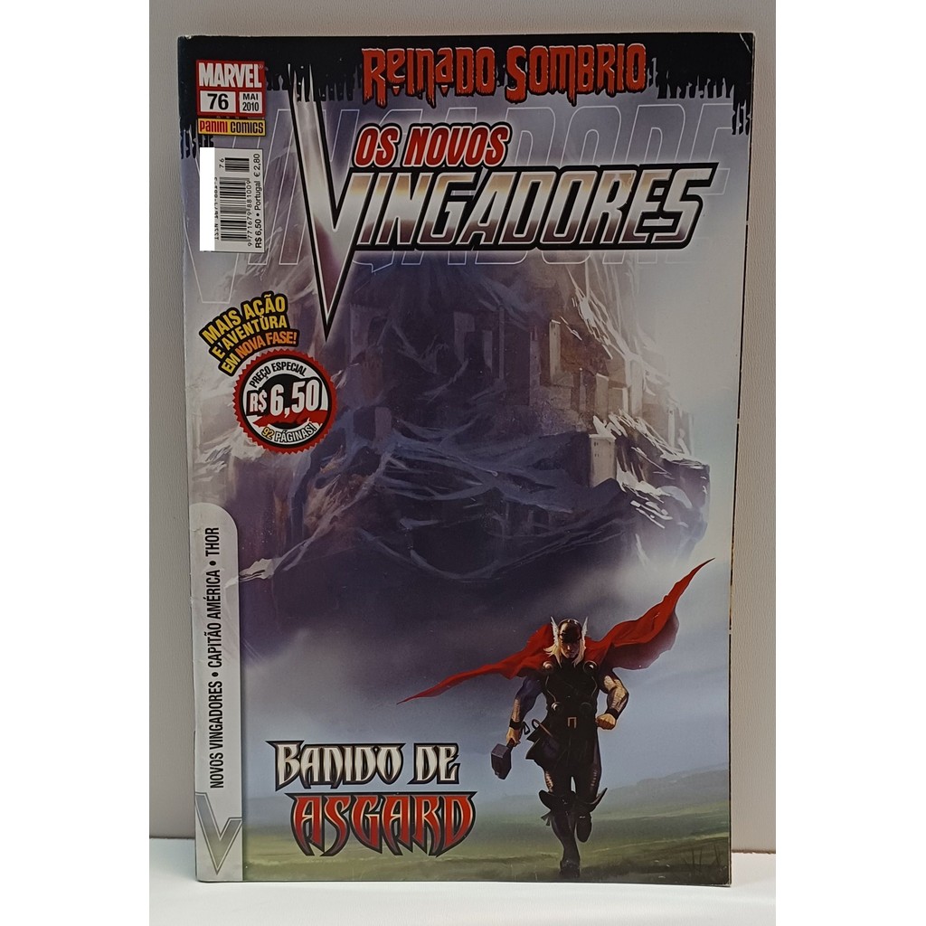 Hq Os Novos Vingadores Nº 76 - Banido de Asgard