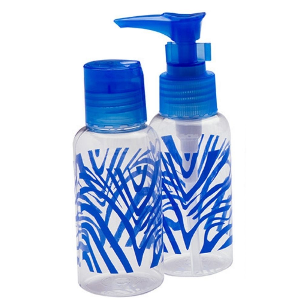 Kit 2 Frascos Plástico Para Viagem 80 ml Marco Boni