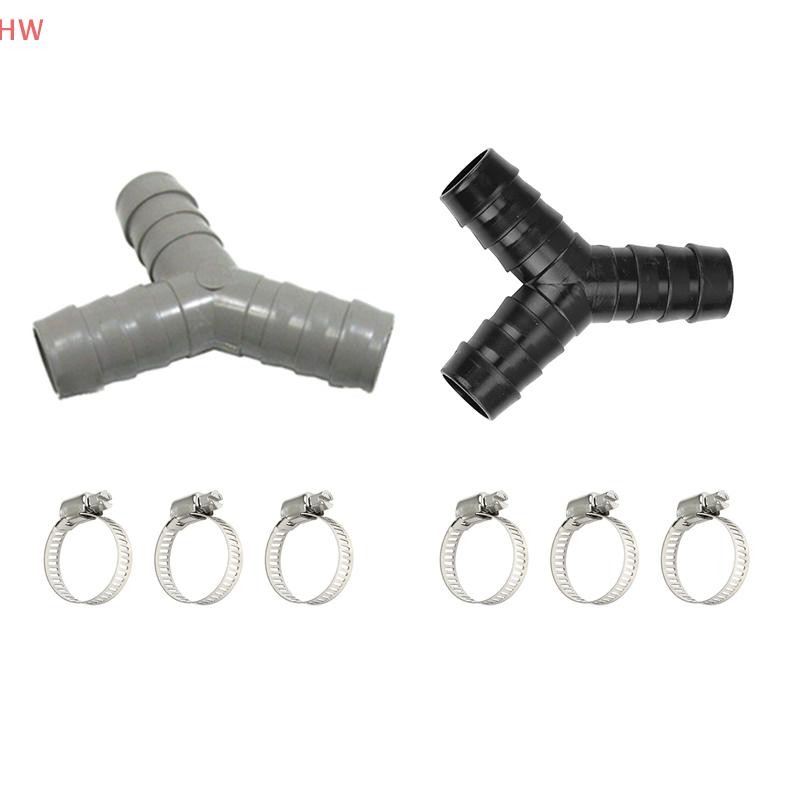 2 Pçs Máquina De Lavar Roupa Mangueira De Drenagem Tipo Y Redutor Conector De Plástico Para Conexão De Tubo Dividido Adaptador De Três Vias