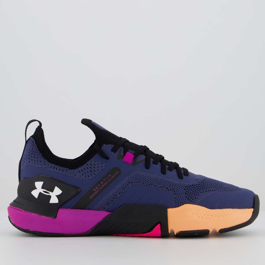 Tênis Under Armour Tribase Cross SE Marinho e Rosa - Men Shoes