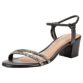 Sandália Feminina Salto Grosso Beira Rio 82461205 em Oferta na Shopee