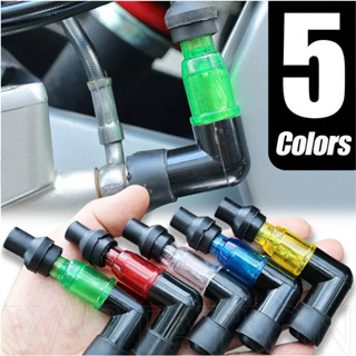 Tampa Da Vela De Ignição Do Flash Motocicleta De 1/2 Unidades-Acessórios De Ajuste Em Forma De Cotovelo em Oferta na Shopee