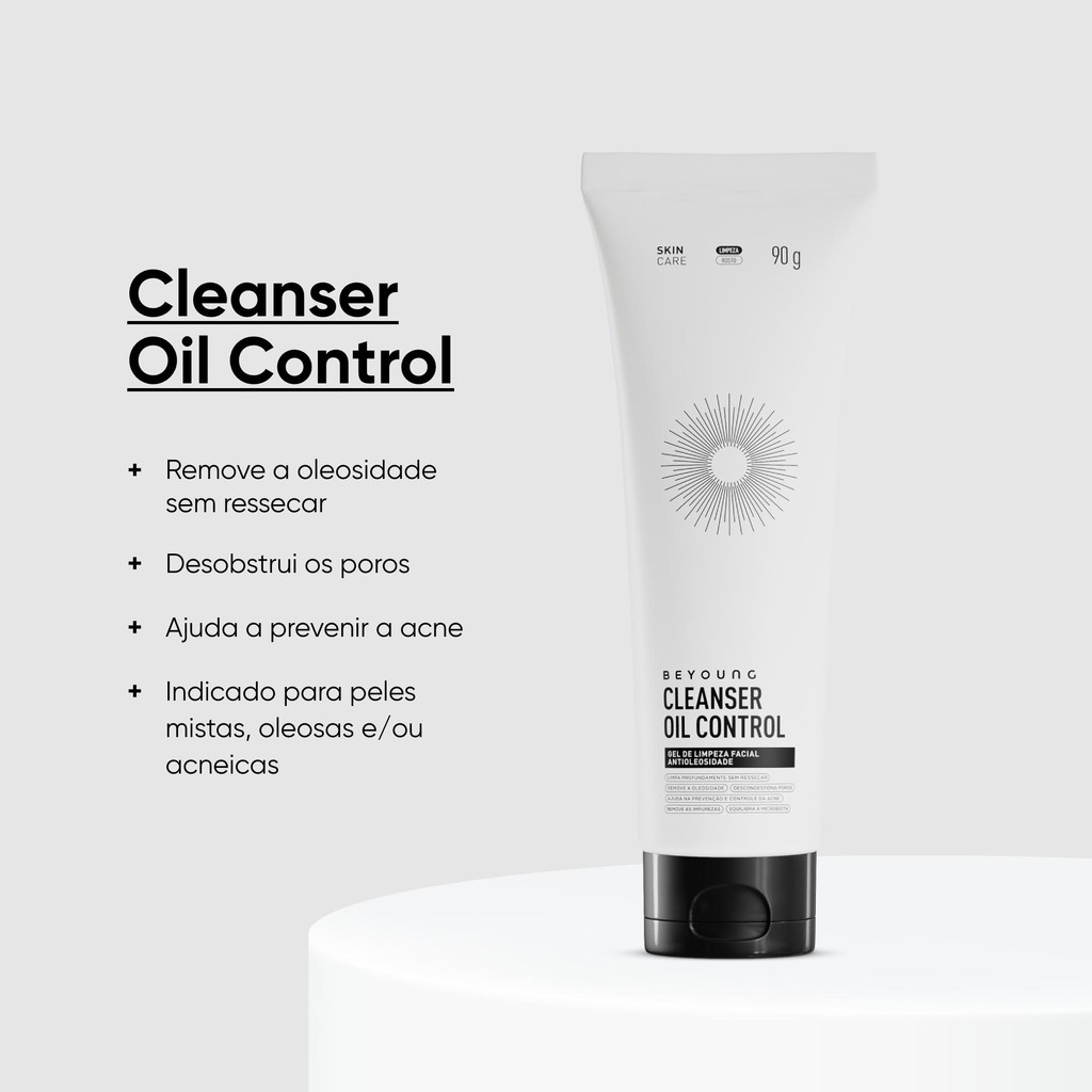 Detalhes do Kit Beyoung Básico Skincare e Make Dourado 3 Produtos