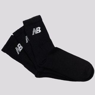 Meia New Balance Cano Longo 3 Pares Preta em Oferta na Shopee