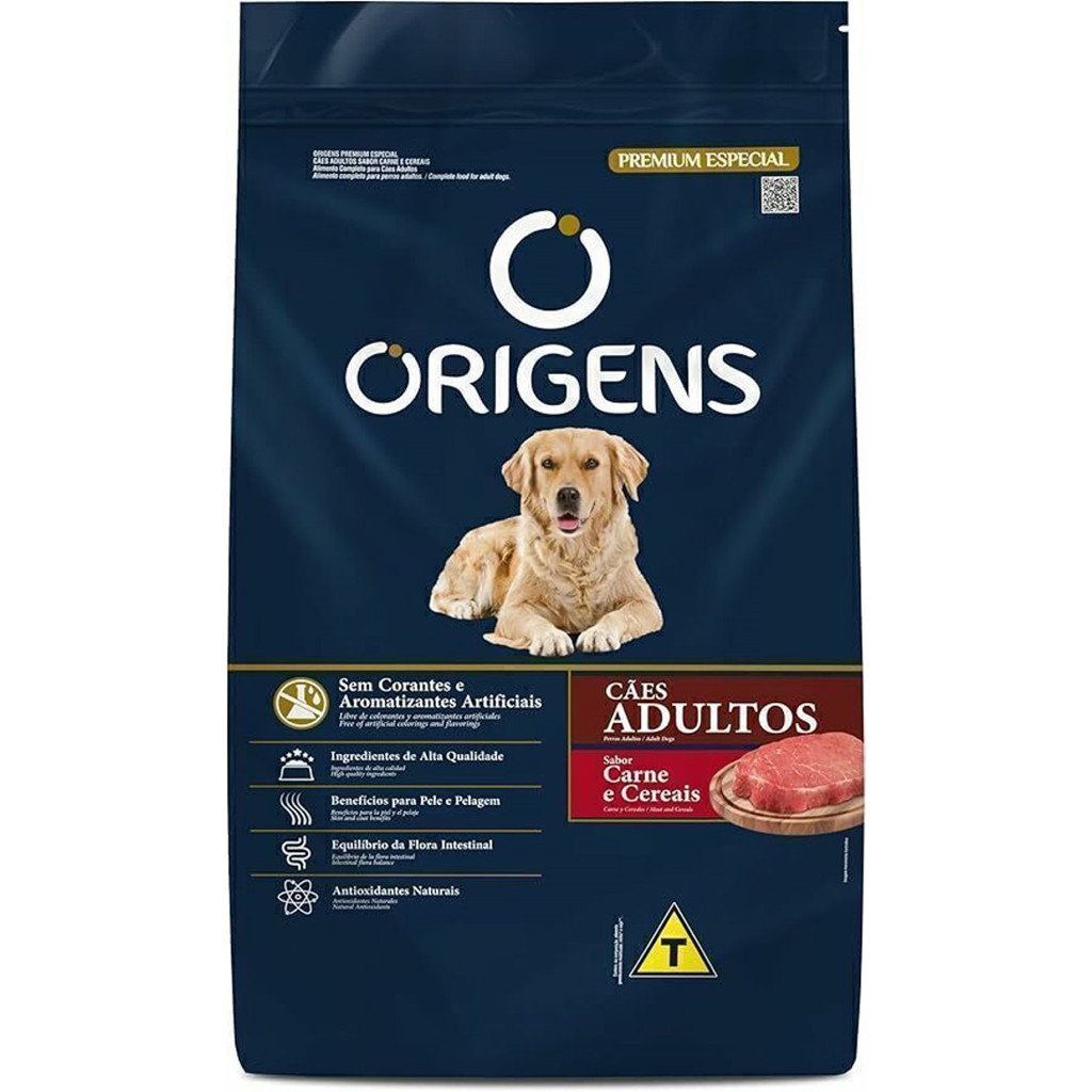 ORIGENS CAO AD CARNE E CEREAIS 15KG em Oferta na Shopee