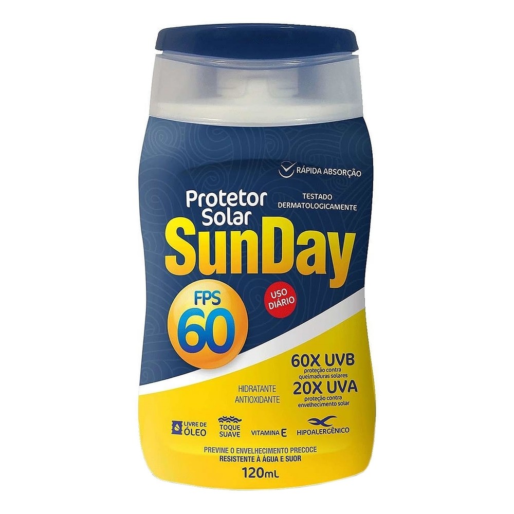 Protetor Solar Sunday Fps60 120ml