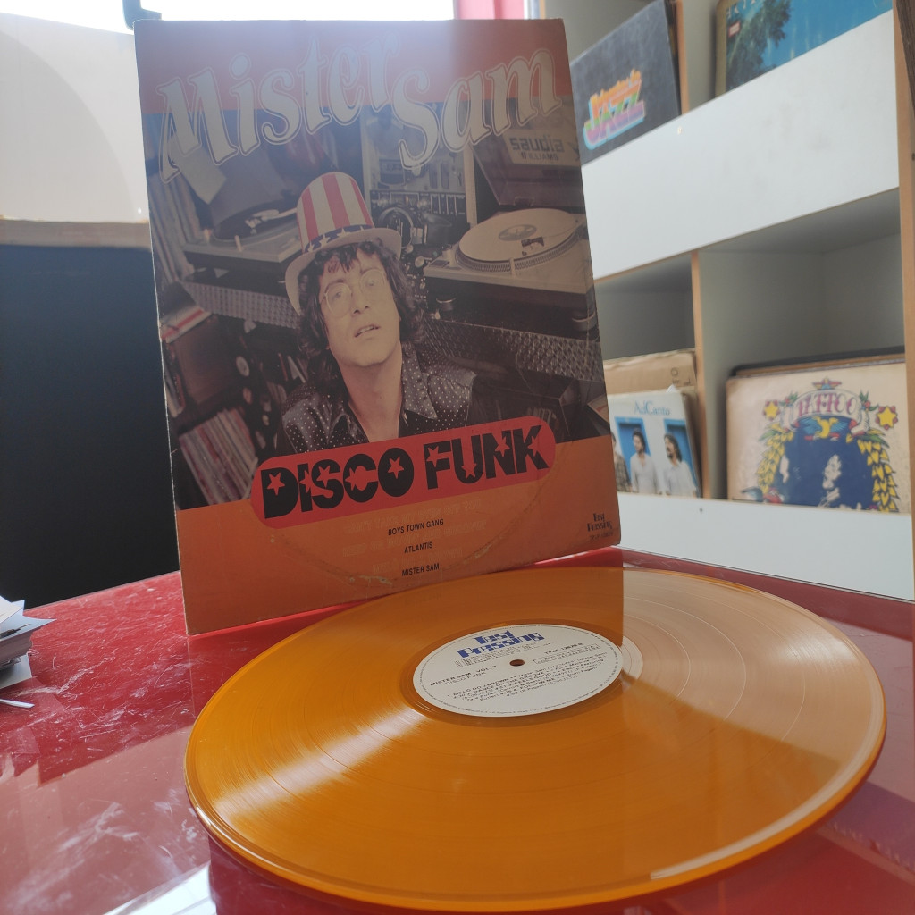 Disco Funk vinil amarelo interprete Mister Sam