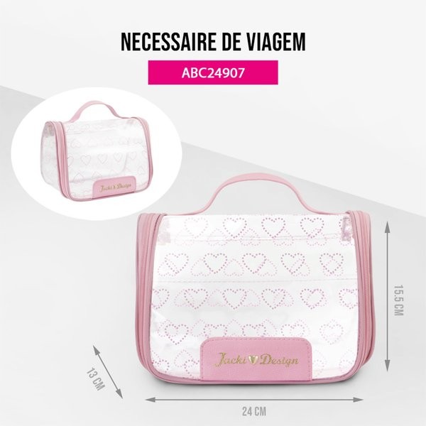 Detalhes do Necessaire de Viagem - Jacki Design