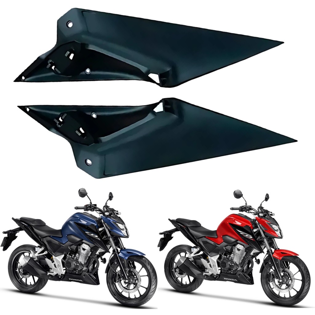 Par Carenagem Complemento Aleta Aba Tanque Honda Cb300 Twister 2023 2024 PARAMOTOS HONDA