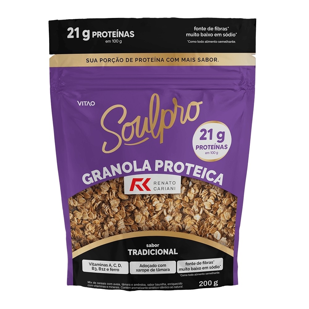 Granola Proteica Tradicional Soulpro 200 g