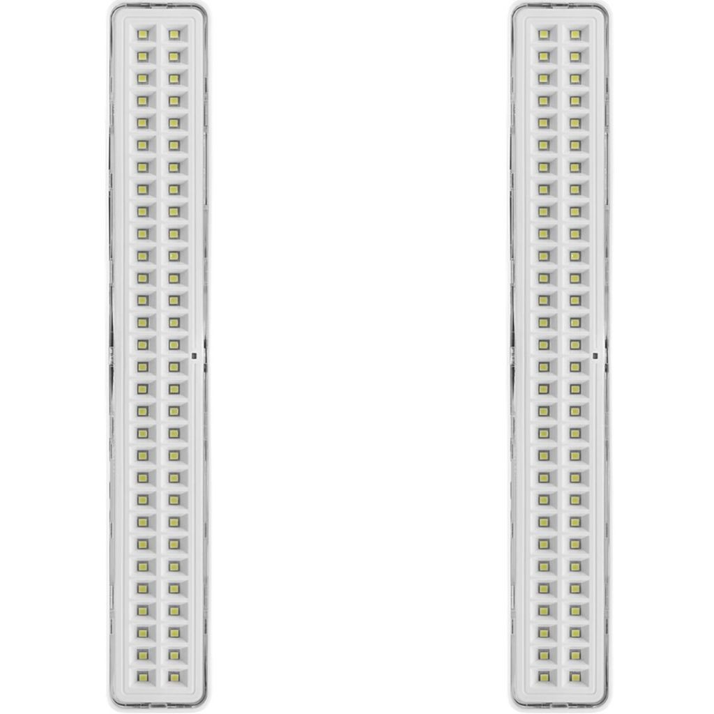 Kit 2 Luminária De Emergência 60 Leds 4w Bivolt Recarregável - Elgin em Oferta na Shopee