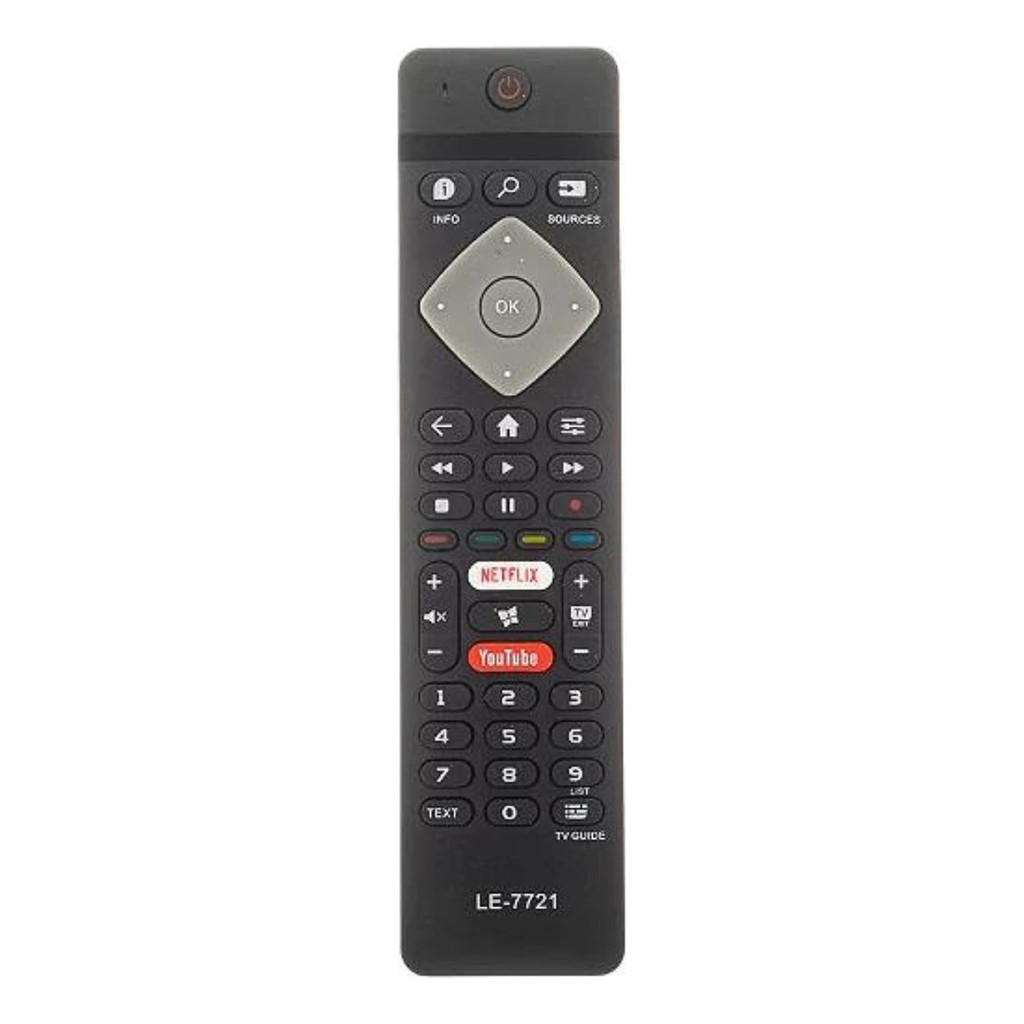 Controle Para Tv Philips Smart Led 4k Netflix Youtube