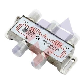 Divisor De Sinal De Antena Tv 1x4 Uhf Vhf Blindado 5~2500 em Oferta na Shopee