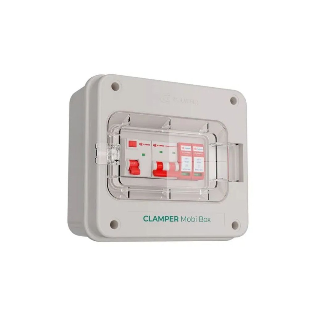 Quadro Proteção Carregador Veicular 220V 8KW C40A Front Clamper - Home Appliances
