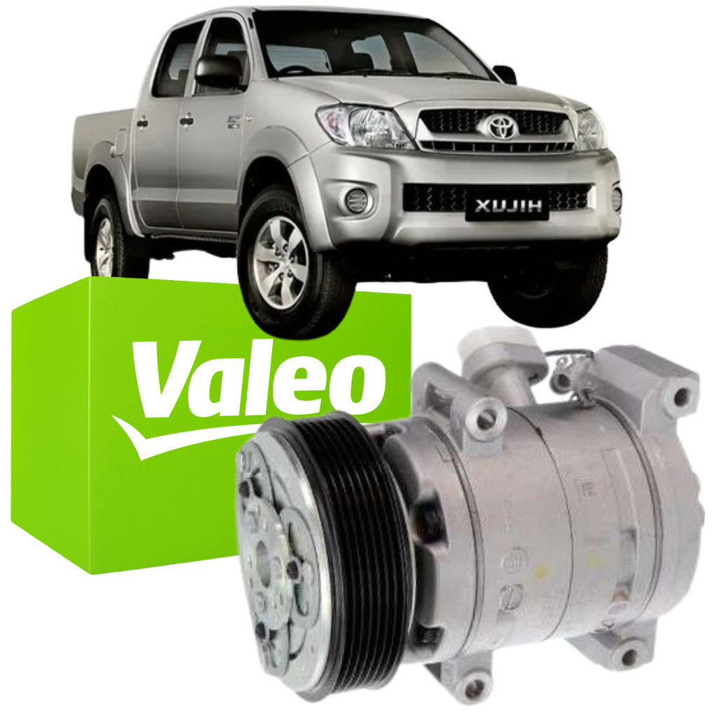 Compressor Hilux 2.5 2.7 Diesel 2005 A 2011 7pk 120mm Valeo