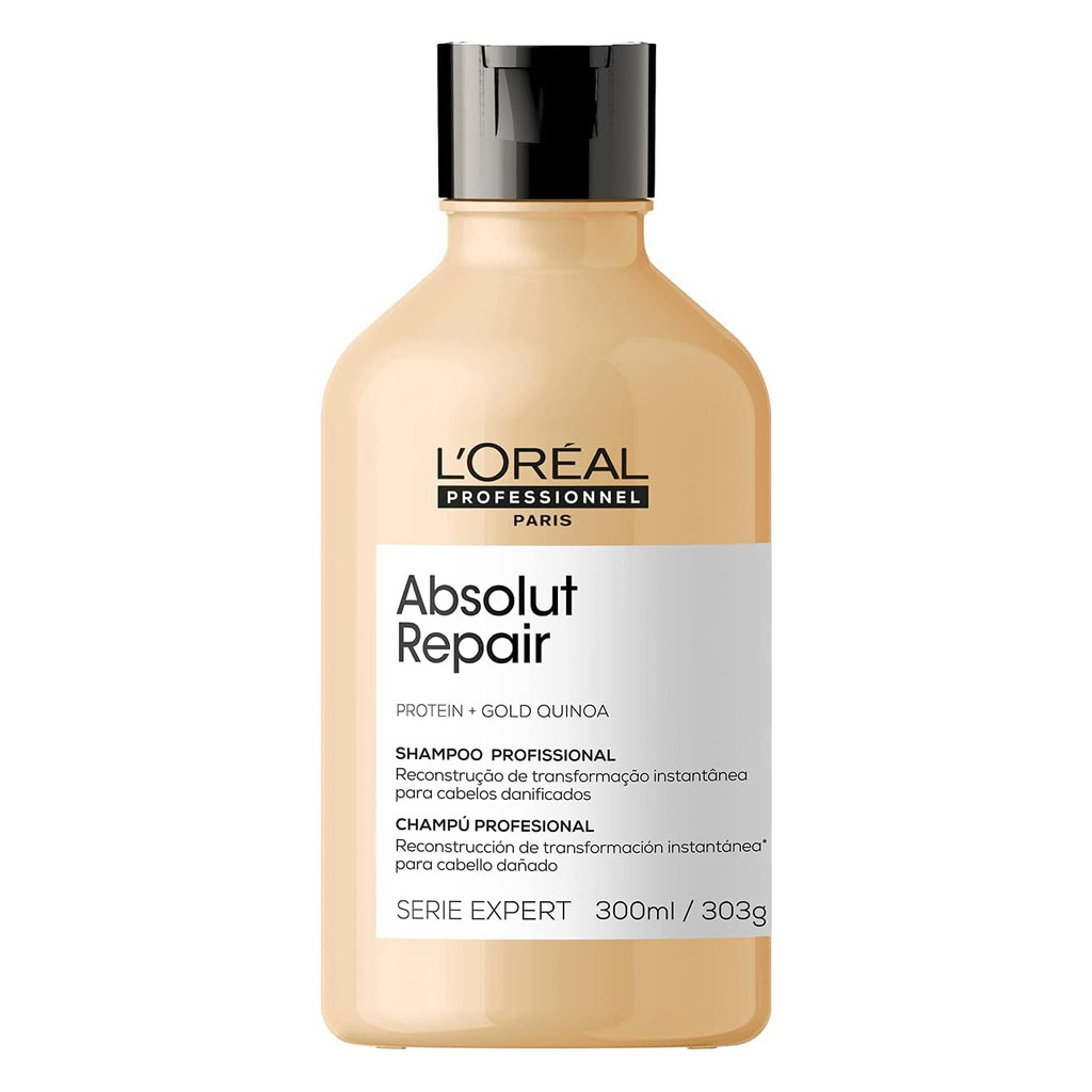 SHAMPOO ABSOLUT REPAIR LORÉAL PROFESSIONNEL SERIE EXPERT 300ML - Beauty
