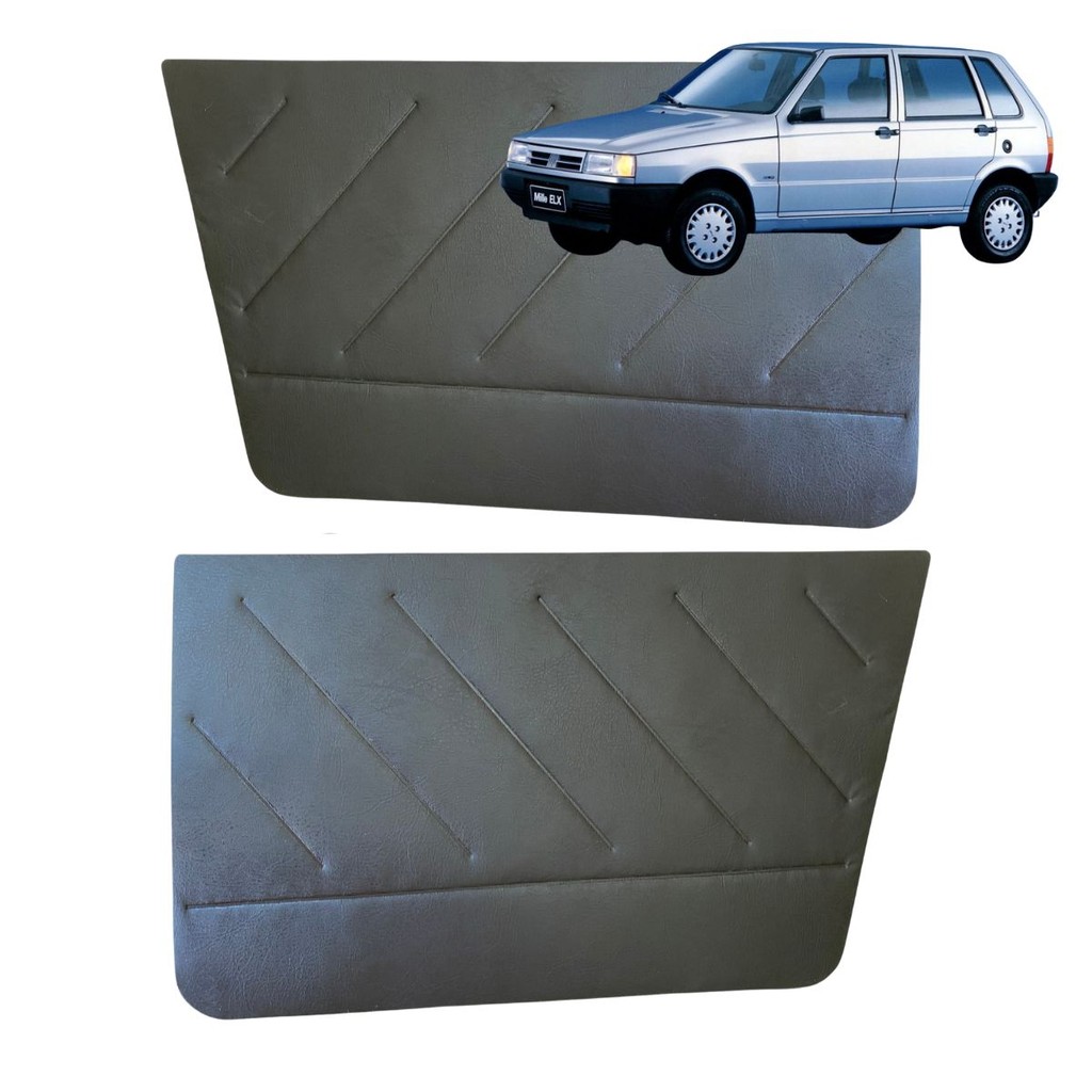 Forro Porta Dianteira 4p Preto Uno 88 até 13 PVC