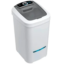 Tanquinho De Lavar Roupa 16kg Newmaq Semiautomático com 9 Programas de Lavagem Branco 127V