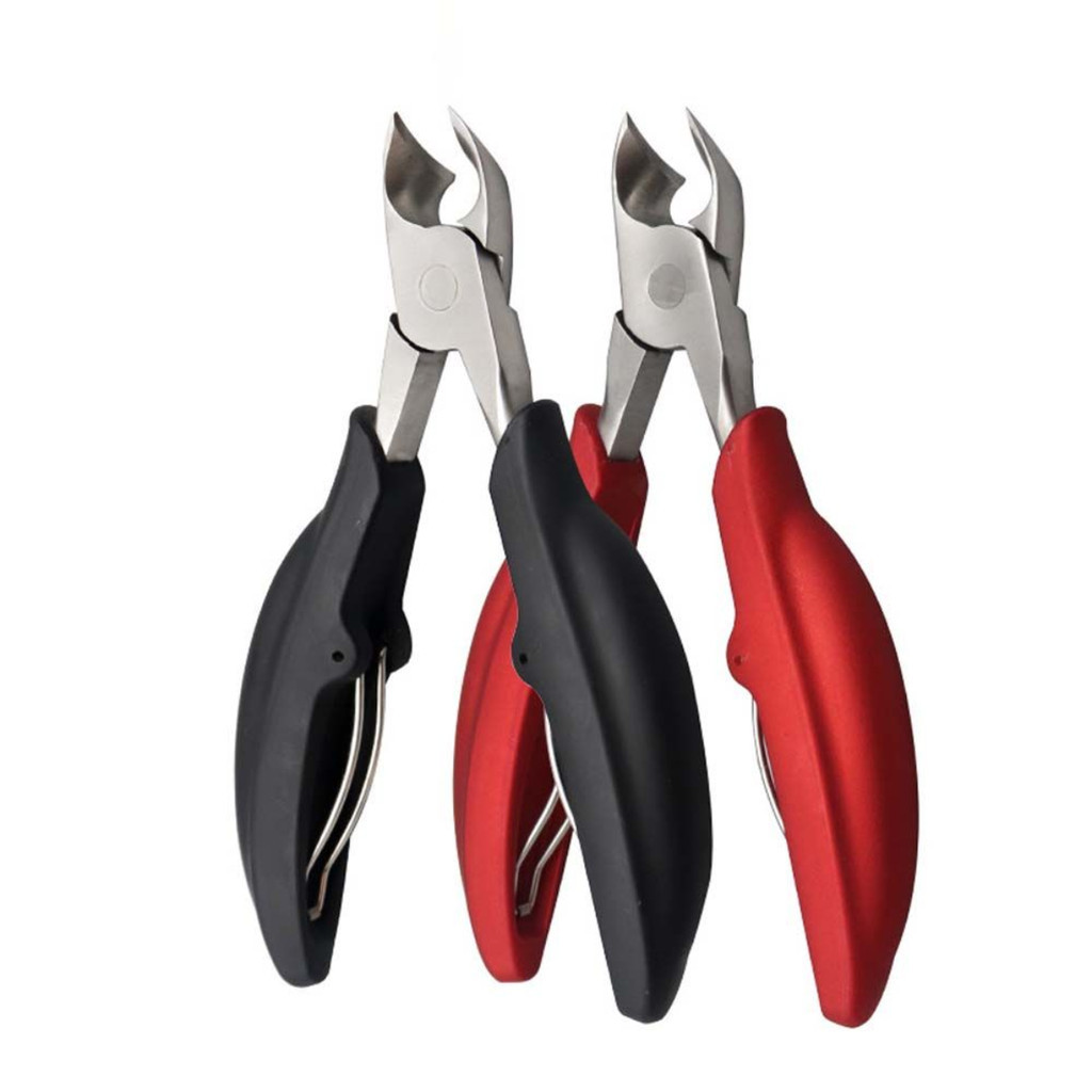 Alicate Mola Dupla De Cortar Unha Curvado Profissional Aço Inox Manicure Pedicure Podologia e Decoração de unha