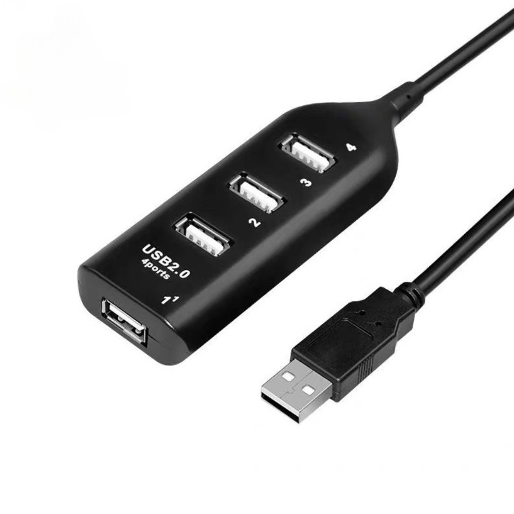 Mini Hub Usb 2.0 4 Portas Cabo 1m Extensor High Speed