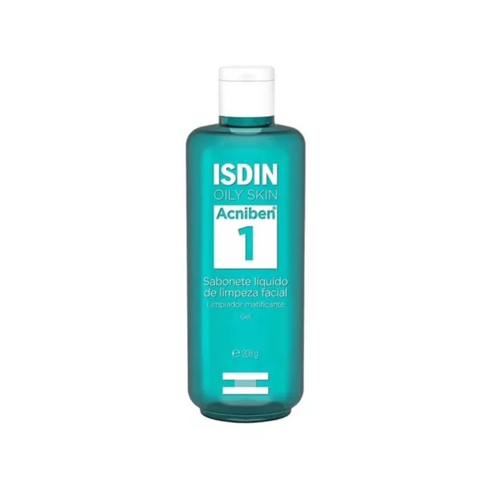 Sabonete Líquido Isdin Oily Skin Acniben 1 208G
