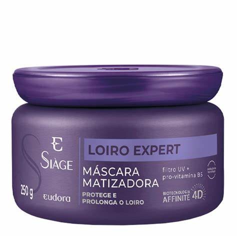 Máscara Capilar Matizadora Siàge Loiro Expert 250g - [100% ORIGINAL EUDORA]