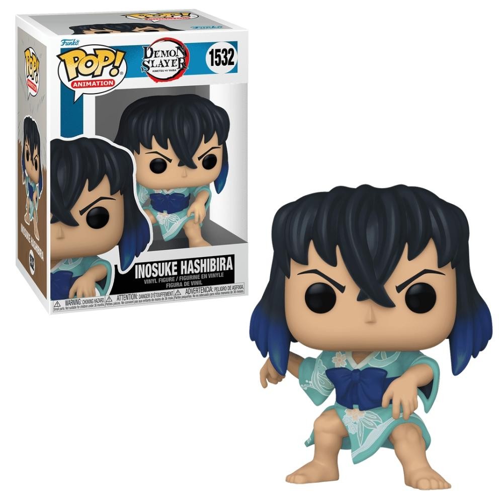 Boneco Funko Pop! Demon Slayer - Inosuke de Kimono em Oferta na Shopee